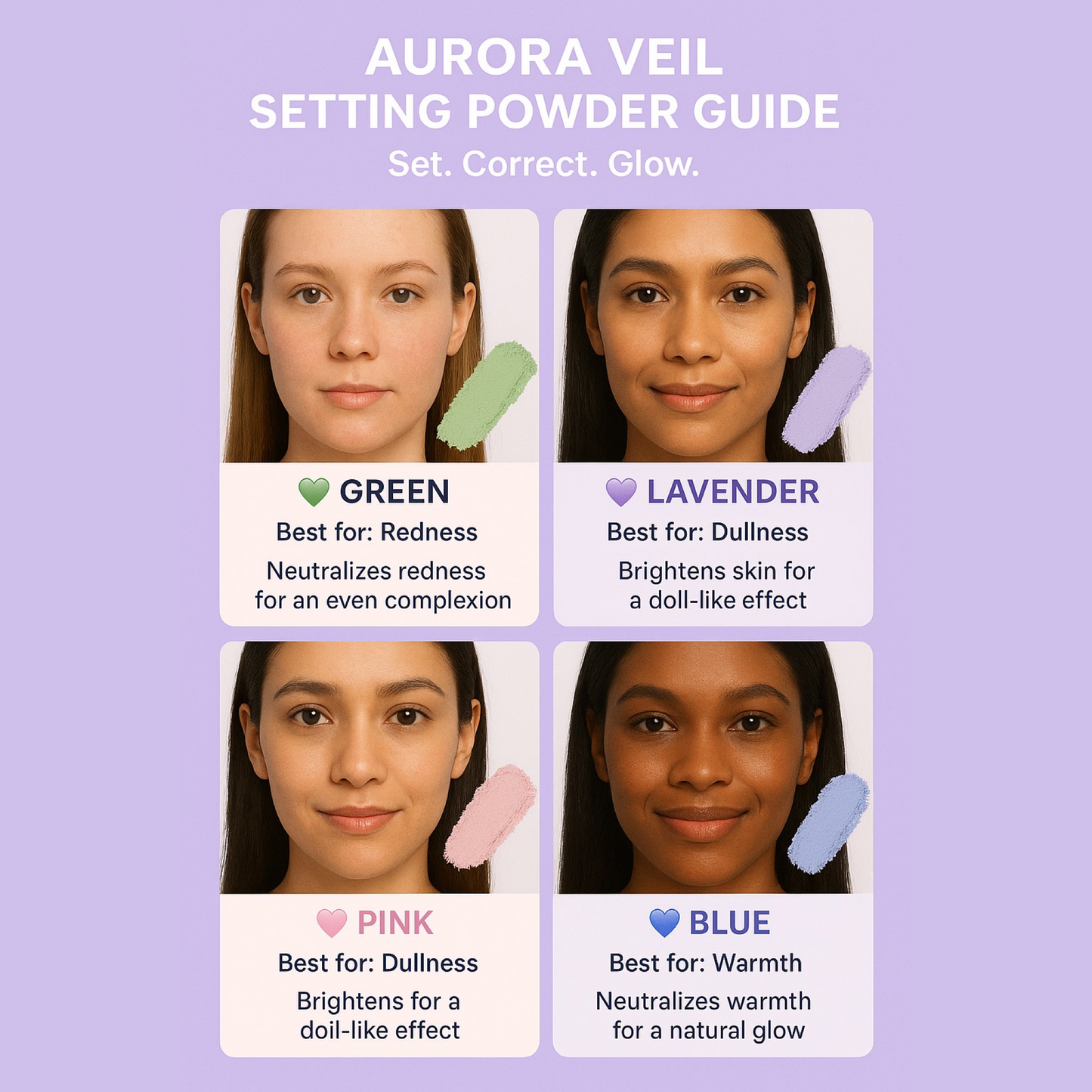 Aurora Veil Setting Powders 🌌