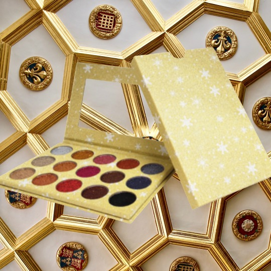 Are these 24K? Pressed Glitter Eyeshadow Palette