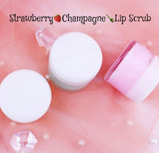 🍓Strawberry Champagne Lip Scrub🍾